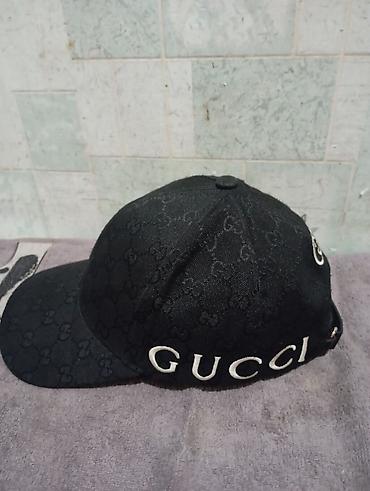 nike elit: Головные уборы, Gucci, Б/у, цвет - Черный — 2