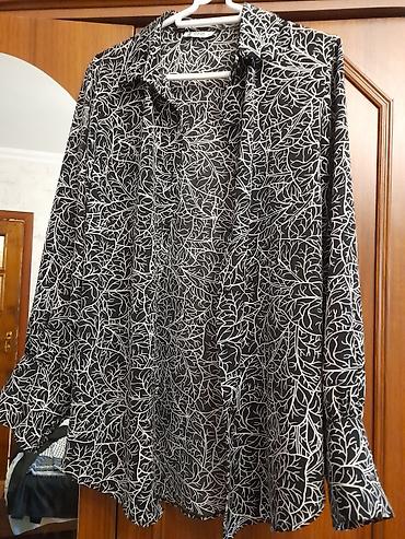 Qara-ağ naxışlı qadın köynəyi - Brend: Seel Fashion - Ölçü: 46