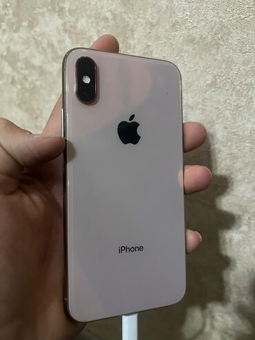 акамулятор б у: IPhone Xs, Колдонулган, 64 ГБ, Алтын, Коргоочу айнек, Каптама, 79 %