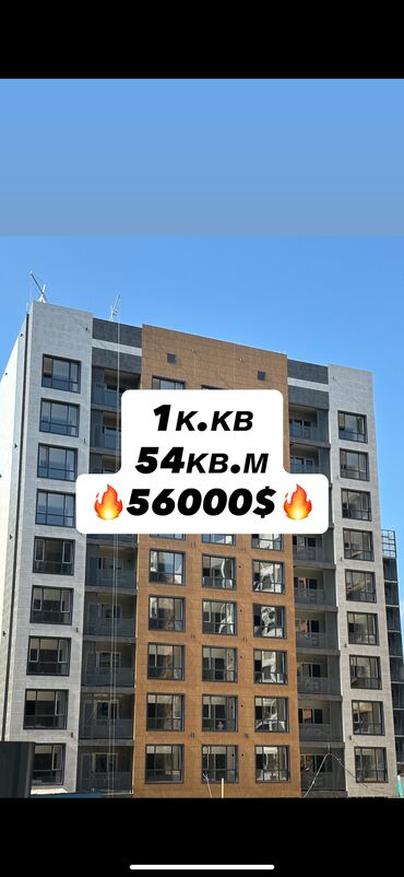 аренда квартир рабочий городок: 1 комната, 54 м², Элитка, 8 этаж, ПСО (под самоотделку)
