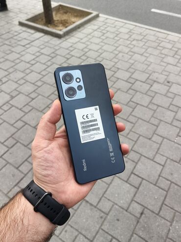 продажа бу телефонов: Redmi Note 12, 128 ГБ, цвет - Черный