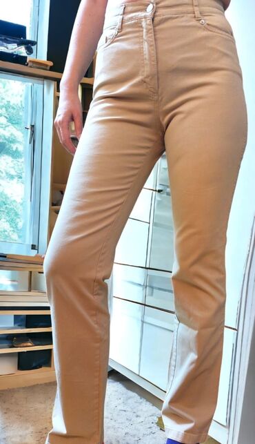 legend pantalone ženske: Farmerke su nove, duboki struk, rastegljive, uske, ravnih nogavica