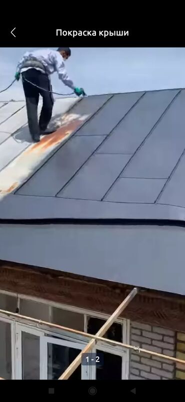 Другие стройуслуги: Покраска крыши