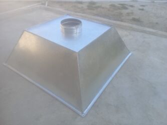 Sifarişlə əl işləri: Hava çətirləri hər ölçüdə Deflektorin hazırlanması Manqal üstüləri — 6