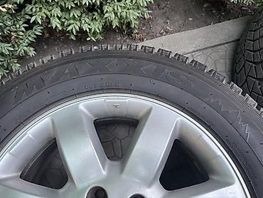 70 сом: Дөңгөлөктөр монтажда 225 / 65 / R 17, Кыш, Колдонулган, Комплект, Жеңил унаалар, Куйма, тешиктери - 5 — 3