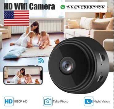 video dayə: Mini Casus Wifi Kamera A9 2024 yeni 1080p HD Kamera Gecə Versiyası