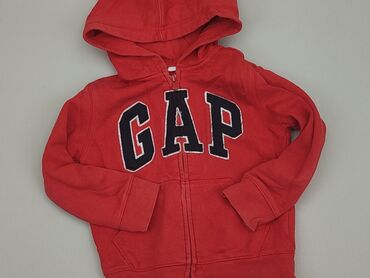 czerwona bluzka: Bluza, GAP Kids, 3-4 lat, 98-104 cm, stan - Dobry