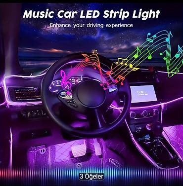 07 salon: Avtomobil üçün RGB LED salon işıqlandırma dəsti Xüsusiyyətlər: - RGB — 2
