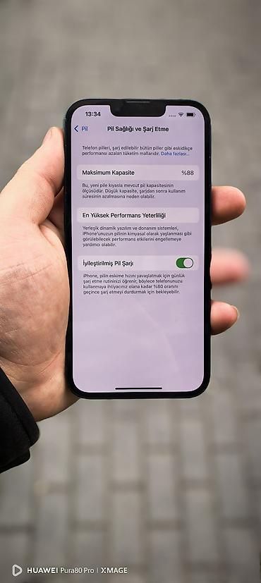 iphone 13 pro max case: IPhone 13, 256 GB, Starlight, Sənədlərlə, Face ID, Zəmanət — 3