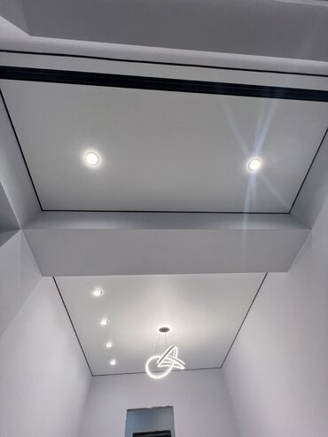 Натяжной потолок: Натяжной потолок Глянцевое, Матовое, 3D потолки Гарантия, Бесплатная консультация, Бесплатный замер — 4
