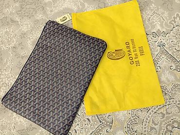 nomad group: Клатч/папка Goyard с фирменным принтом Goyardine — 7
