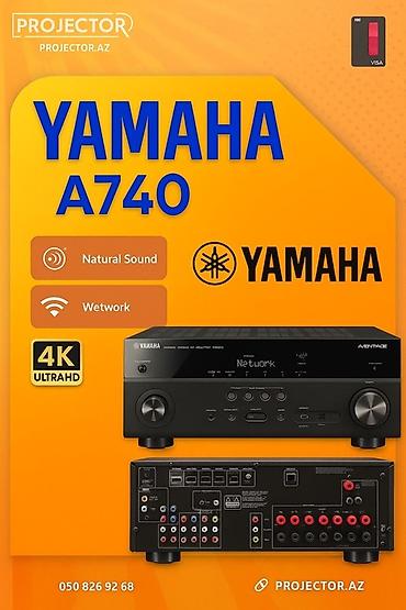 ses mixeri: Yamaha A740 AV resiver - Brend: Yamaha (Aventage seriyası) - 4K Ultra — 1