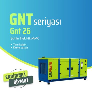 generator mini: Yeni Dizel Generator GenPower, Pulsuz çatdırılma, Zəmanətli, Kredit yoxdur