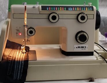 Швейные машины: Швейная машина Juki, Б/у,Электромеханическая, Бесплатная доставка