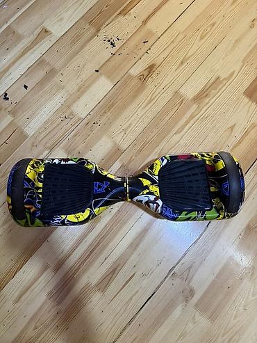 Özünü tarazlayan elektrikli hoverboard – qrafiti üslublu korpus -