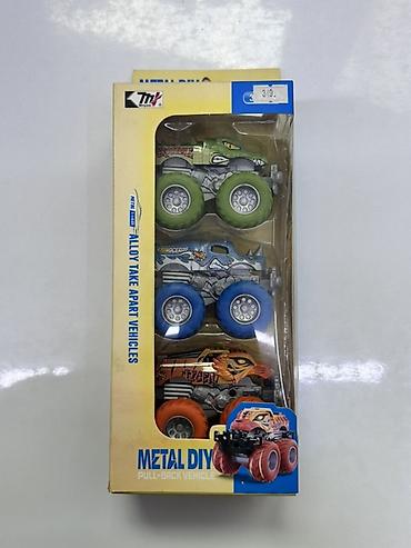 бу детские электромобили: Набор игрушечных машинок Monster Truck — Metal DIY Pull-Back Vehicle — 1