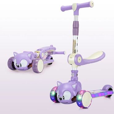 Детские самокаты: Детский самокат, Трёхколёсный, Новый — 5