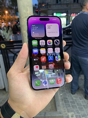 iphone adapter: IPhone 14 Pro, 128 GB, Deep Purple, Face ID — 2