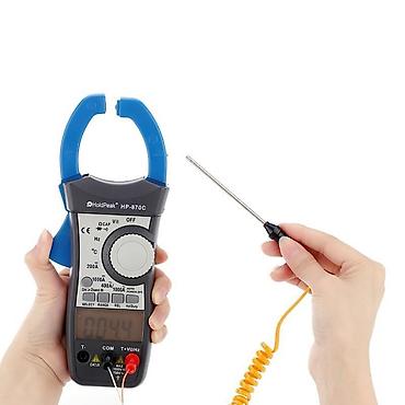 HoldPeak HP-870C AC-DC Sıxac Sayğacı (Pensampermetre) HP-870C, aşırı
