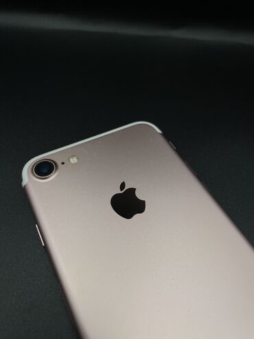 Apple iPhone: IPhone 7, Б/у, 32 ГБ, Розовый, Защитное стекло, 1000 %