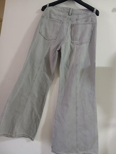 dsquared kais: Vel 32 Sive široke farmerke sa visokim strukom i ravnim/flare — 2