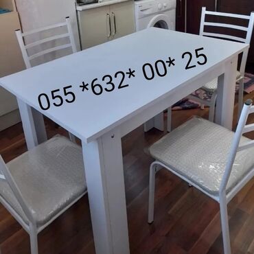 Masa və oturacaq dəstləri: Stol stul desti masa və oturacaqlar dəstləri kafe və cayxana üçün stol — 3