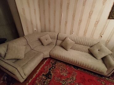 Divan və kreslo dəstləri: Künc divan, Divan, Bazasız, Açılmayan — 6