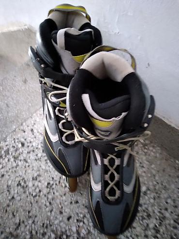 dva srca slike: Roleri-Pivot br. 42/43,aluminijumske sine,tockovi silikonski — 1