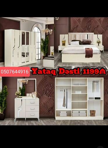 Sifarişlə yataq dəstləri: İstədiyiniz rəngdə, ölçüdə yataq qonaq, mətbəx, uşaq, salon, ofis — 22