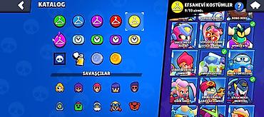 gta 5 kaset: Brawl Stars oyun hesabı – yüksək trofey və zəngin kosmetik kolleksiya — 5