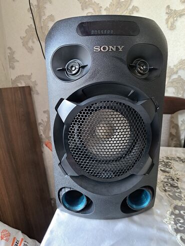 musiqi sistemi: SONY MHC-V02 musiqi mərkəzi ÇOX güclü SƏSi var 250W KONTAKT dan 600