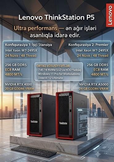 dell komputer: Lenovo ThinkStation P5 – ultra performanslı peşəkar iş stansiyası — 1