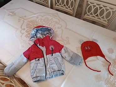 Uşaq qış dəsti - Rəng: qırmızı-gümüşü kombinasiya - Kürk/süni isti lalafo.az -da Uşaq qış dəsti - Rəng: qırmızı-gümüşü kombinasiya - Kürk/süni isti