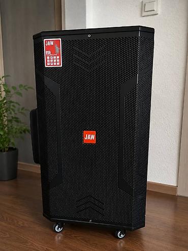 колонки микрофон: *🔊 JAW USA SUPER SOUND САТЫЛАТ!* Той, кече, кафе үчүн мощны — 1