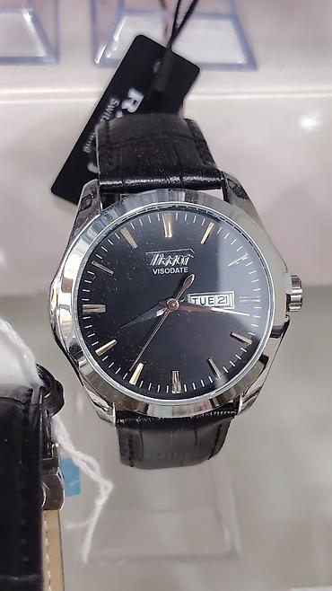 Aksesuarlar: Tissot kişi qol saatları kolleksiyası - Klassik Tissot Visodate: qara — 5