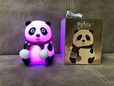 oyuncaq ev: Panda Gecə lampası Uşaq otağına panda lampa RGB zaratka ilə işləyir — 4