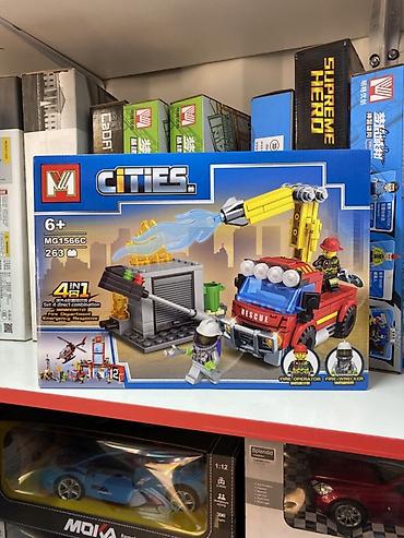 skillmax k8: Конструктор M Cities пожарной тематики, модель MG1566C. Набор — 1
