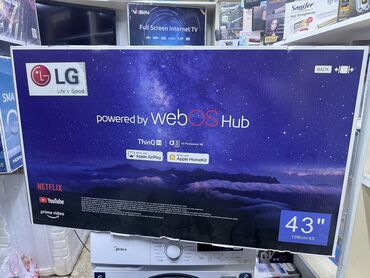 Телевизоры: ☃️❄️🔥СРОЧНАЯ АКЦИЯ ❄️☃️🔥 телик Телевизор LG 43UP77 thinq ai, webos