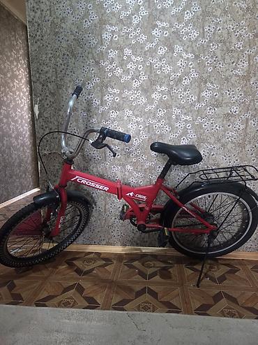 velosiped 20 luk: Crosser uşaq velosipedi - Rəng: qırmızı - Çərçivə: polad, klassik — 2
