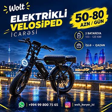Moto-kuryer tələb olunur, Gündəlik ödəniş, Təcrübəsiz — 1