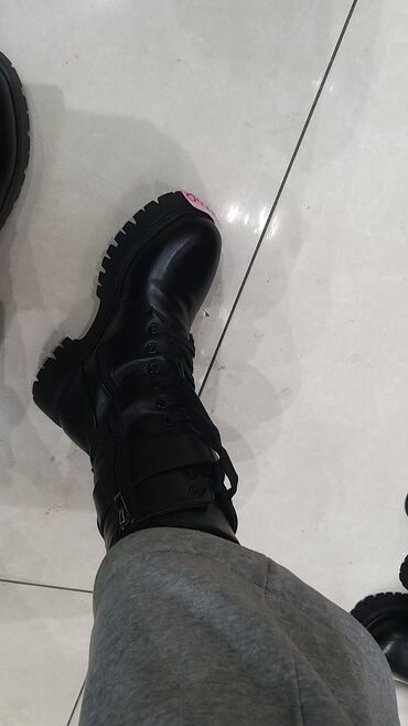 Женская обувь: Сапоги, 36, цвет - Черный, Ascot
