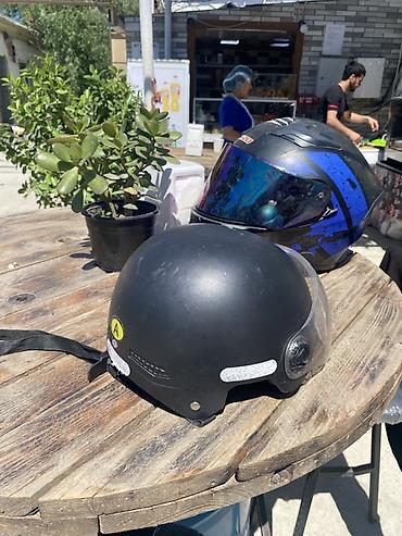 elektrikli motorlar: SP yarım üzlü motosiklet dəbilqəsi - Rəng: mat qara - Korpus: möhkəm — 4
