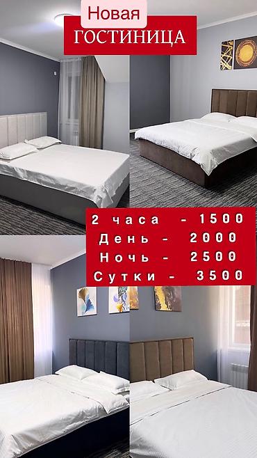 Гостиницы, отели (Посуточная аренда комнат): Гостиница в центре города! На 2гисе Осмонкула 10А На Яндексе — 5