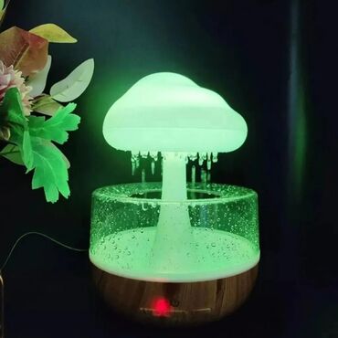 Ovlaživači vazduha: LED noćna lampa i ovlaživač vazduha “oblak – kiša” - Dvostruka — 1
