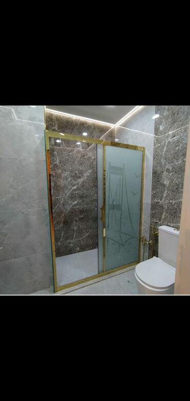 Duş kabinaları, arakəsmələr: Yeni Üstü açıq kabina, Düzbucaqlı, Pulsuz çatdırılma — 13