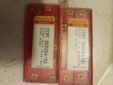 Digər alətlər: Torna və frezə üçün kəsici lövhəciklər (karbid insertlər) komplekti - — 12