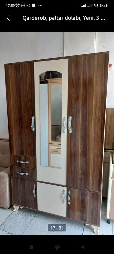 Dolablar: Yeni, Açılan, 3 qapılı Düz dolab, Qarderob, paltar dolabı, Azərbaycan -da lalafo.az — 23 Dolablar: Yeni, Açılan, 3 qapılı Düz dolab, Qarderob, paltar dolabı, Azərbaycan — 23