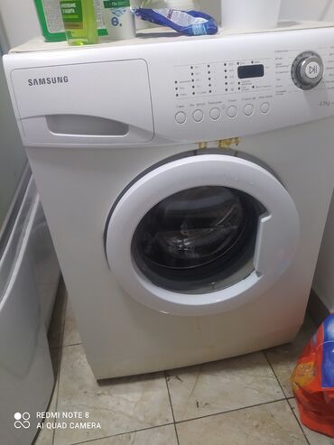 вертикальные стиральные машины: Стиральная машина Samsung, Б/у, Автомат, До 5 кг