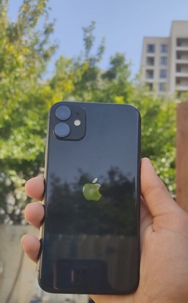 ucuz iphone x: IPhone 11, 64 GB, Qara, Simsiz şarj, Face ID