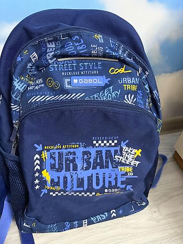 uşaq çantaları: Gabol “Urban Culture” məktəb çantası Səliqəli istifade olunub.Ela — 3